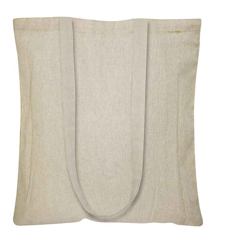 E120 Bolsa de Algodón Reciclado DENIM 38 x 41 cm - Imagen 2