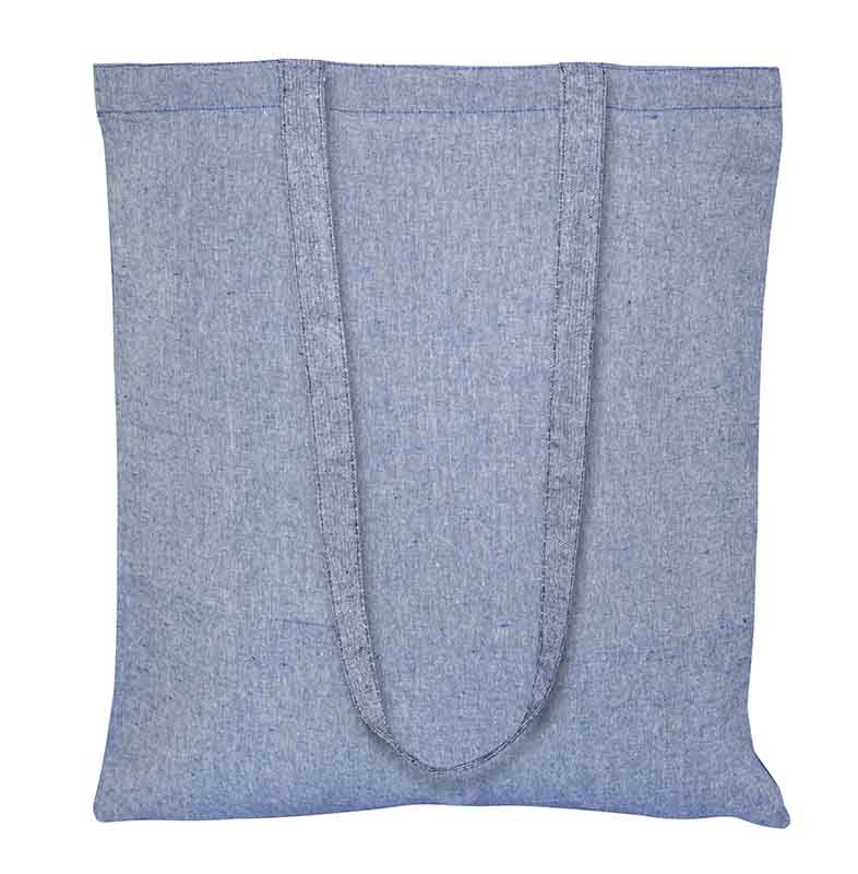 E120 Bolsa de Algodón Reciclado DENIM 38 x 41 cm - Imagen 10