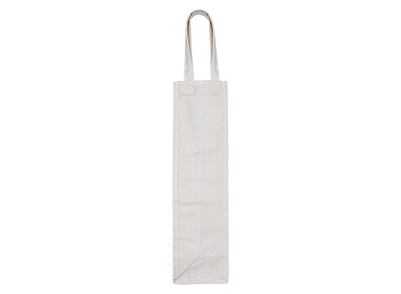E91 Bolsa Botella de Vino 100% Algodón Canvas 10 x 35 x 10 cm