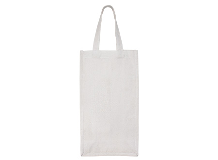 E93 Bolsa 2 Botellas de Vino 100% Algodón Canvas